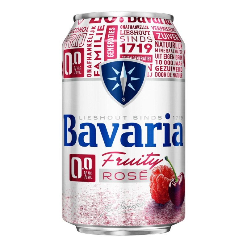 Bavaria 0.0 Rose Bier Blikjes 33cl